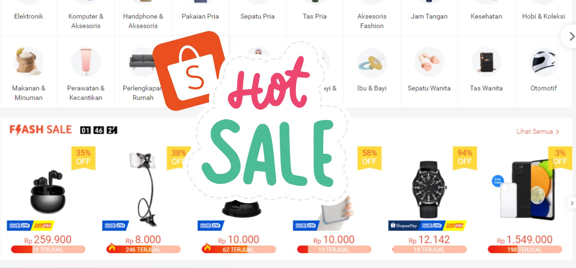 Rekomendasi 10 Kategori Terlaris Di Shopee