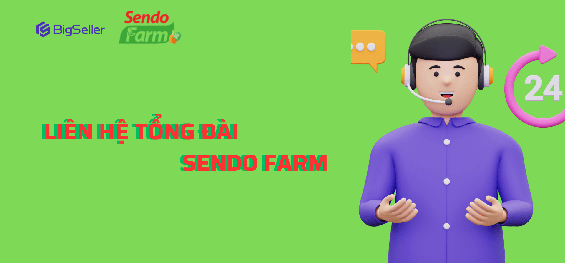 Liên hệ chăm sóc khách hàng Sendo Farm nhanh chóng