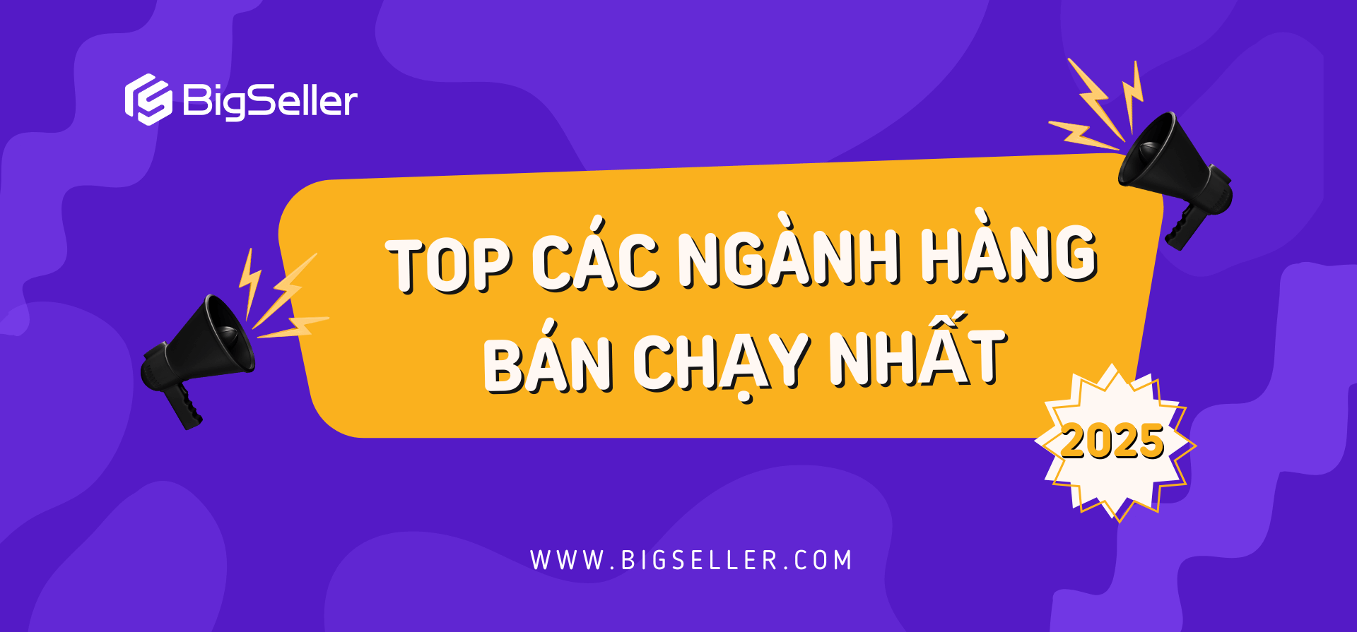 Top các ngành hàng bán chạy nhất 2025 trên sàn TMĐT