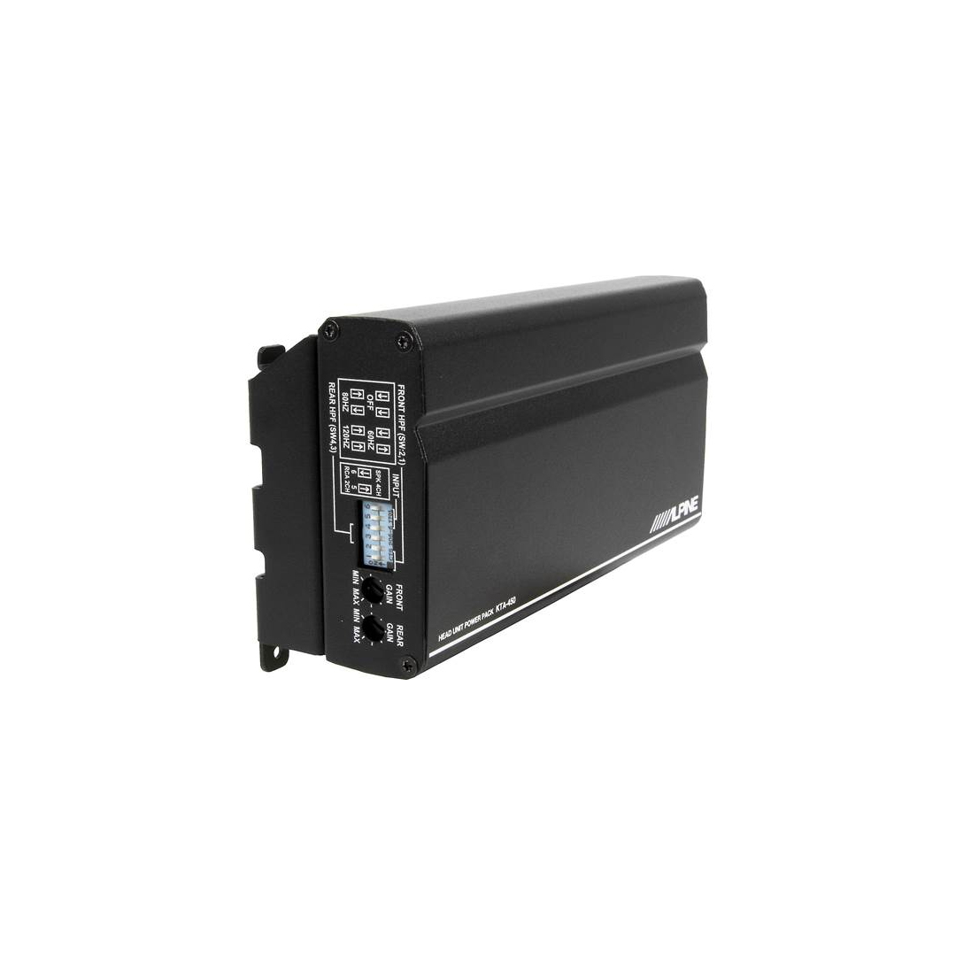 thumbnail image 2 of Alpine KTA-450 200W 4-Channel Power Pack Amplifier + NVX 8 Gauge Amp Kit Bundle 2 of 5