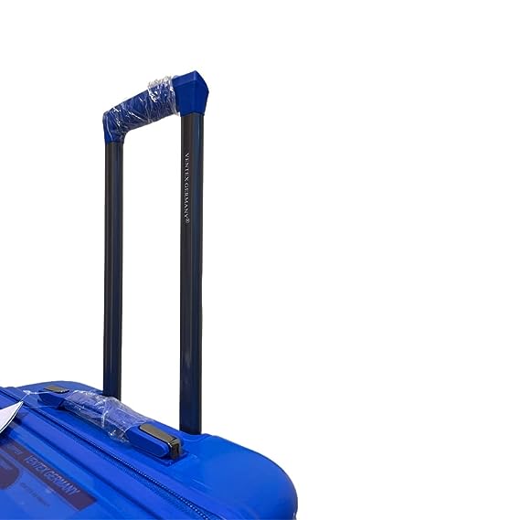 Buy Ventex Germany Printed Trolley Set of 3 Anti-Theft Zipper, 8W Hard Body  Luggage Set, TSA Lock Security, Cabin+Mediumm+Large (Blue) at Amazon.in