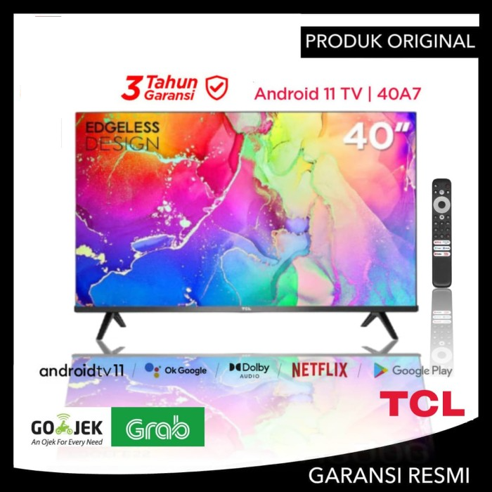 TCL 40A7 LED TV FULL HD ANDROID 11.0 40 Inch 40A7 DIGITAL TV