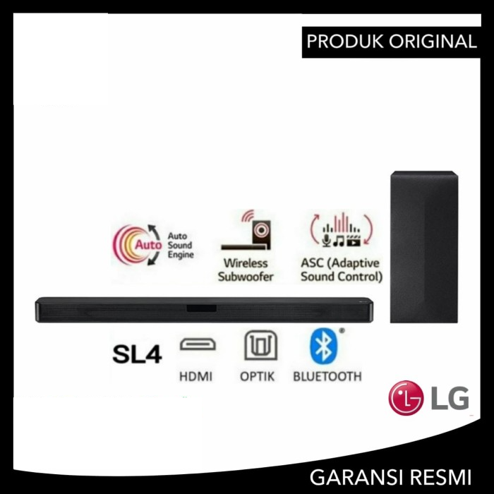 LG SL4 Speaker Soundbar Wireless Subwoofer 2.1 channel | SL4