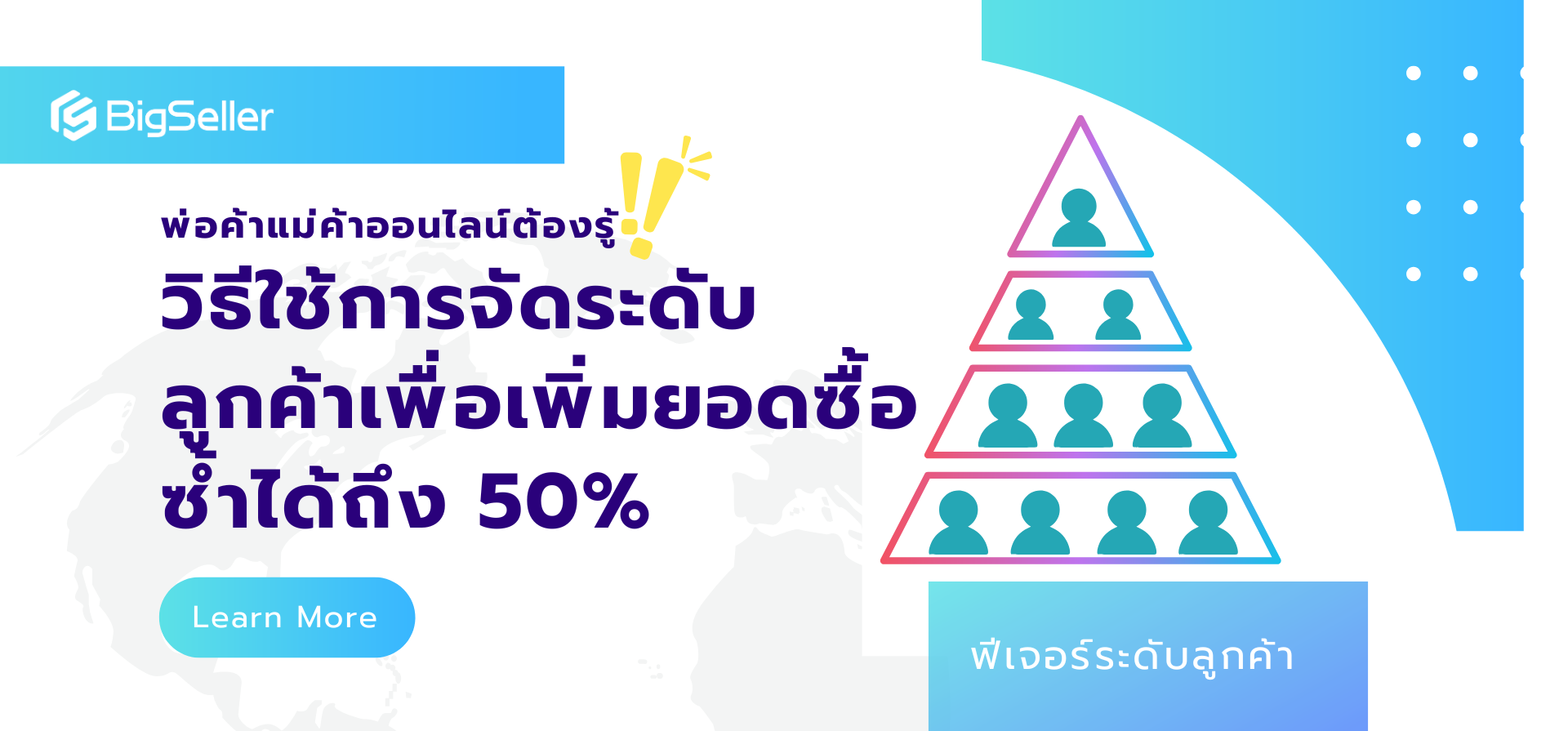 พ่อค้าแม่ค้าออนไลน์ต้องรู้! วิธีใช้การจัดระดับลูกค้าเพื่อเพิ่มยอดซื้อซ้ำได้ถึง 50%