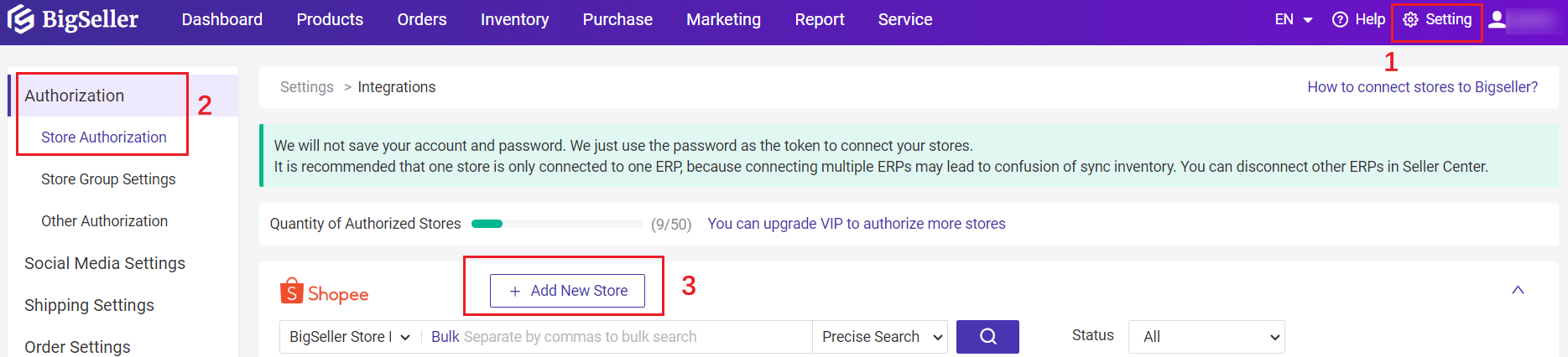 connect kedai shopee dalam erp percuma senang mudah, easy free erp, shopee store, kedai shopee, ecommerce, online business, bisnes online