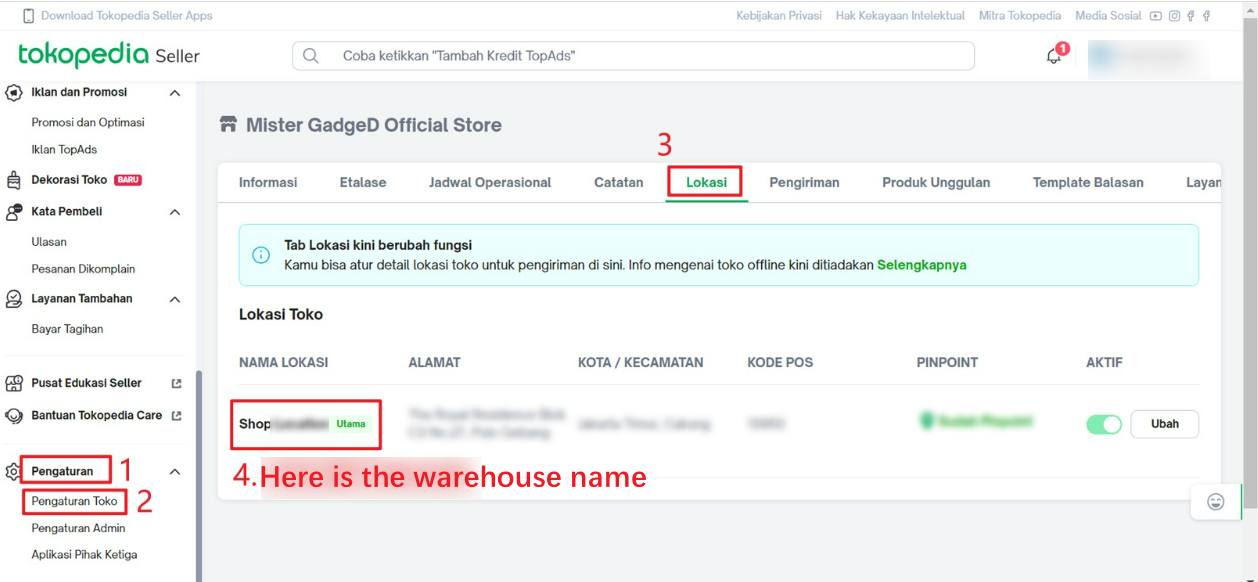 memetakan pelbagai gudang Tokopedia bigseller, daftar BigSeller secara percuma, erp percuma free, malaysia, kedai online, shopee, lazada, tiktokshop, sistem erp, erp, boost sales, ecommerce, bigseller, erp percuma senang mudah, easy free erp, shopee store, kedai shopee, online business