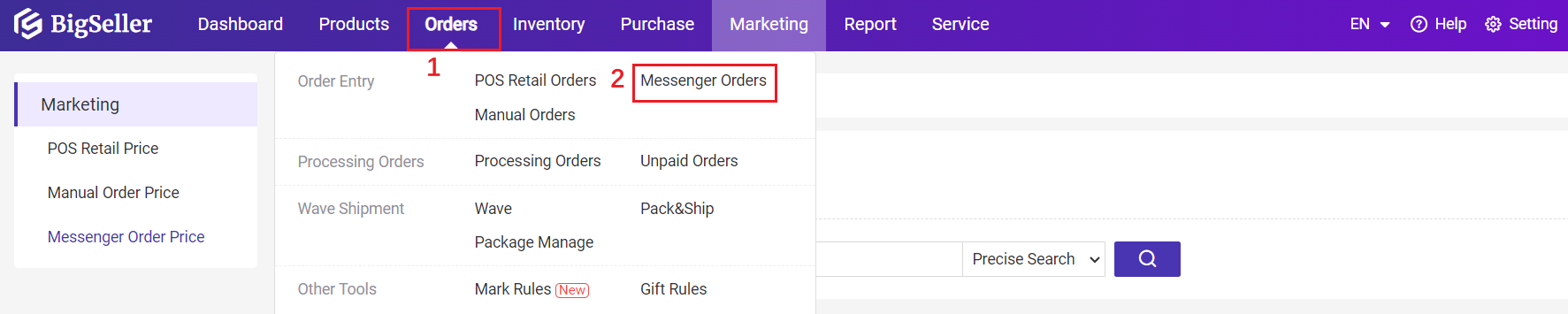 Pesanan Messenger Messenger Order, daftar BigSeller secara percuma, erp percuma free, malaysia, kedai online, shopee, lazada, tiktokshop, sistem erp, erp, boost sales, ecommerce, bigseller, erp percuma senang mudah, easy free erp, shopee store, kedai shopee, online business