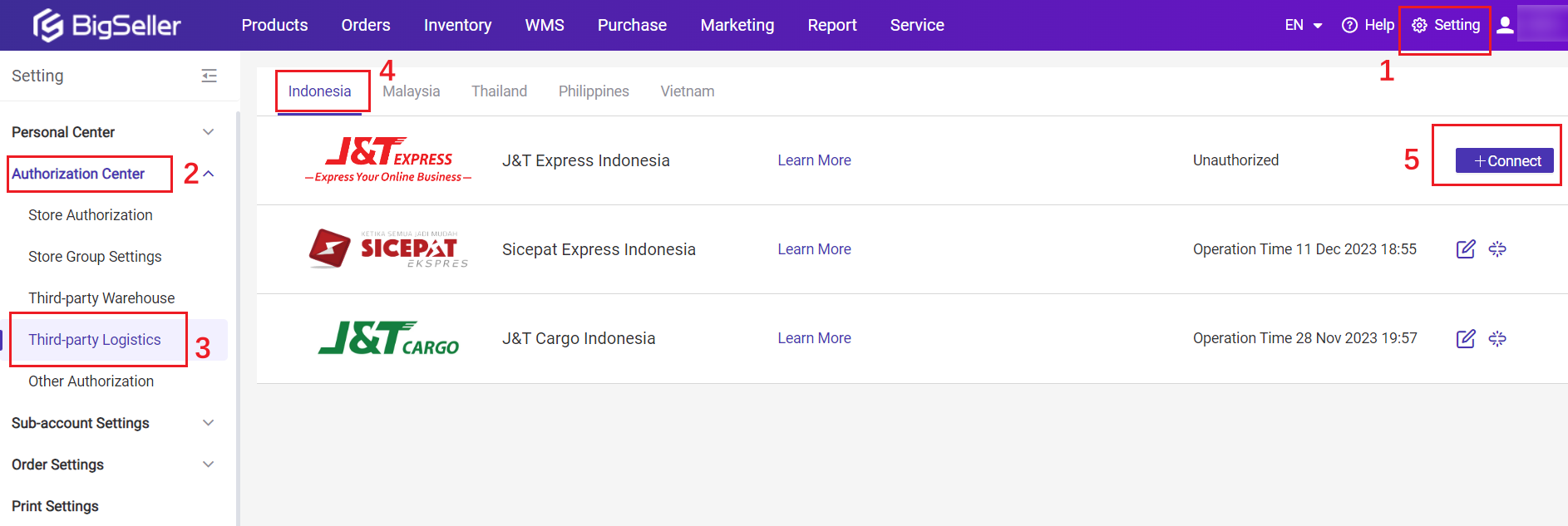 menyambungkan JT Express Indonesia dengan BigSeller, daftar BigSeller secara percuma, erp percuma free, malaysia, kedai online, shopee, lazada, tiktokshop, sistem erp, erp, boost sales, ecommerce, bigseller, erp percuma senang mudah, easy free erp, shopee store, kedai shopee, online business