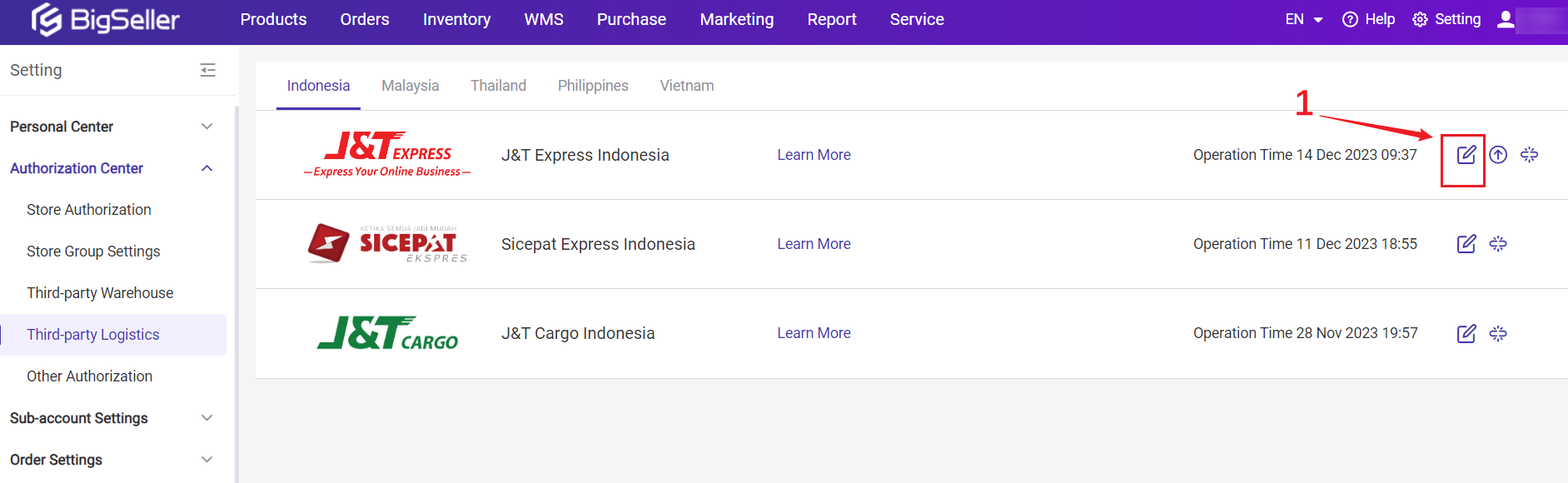 menyambungkan JT Express Indonesia dengan BigSeller, daftar BigSeller secara percuma, erp percuma free, malaysia, kedai online, shopee, lazada, tiktokshop, sistem erp, erp, boost sales, ecommerce, bigseller, erp percuma senang mudah, easy free erp, shopee store, kedai shopee, online business