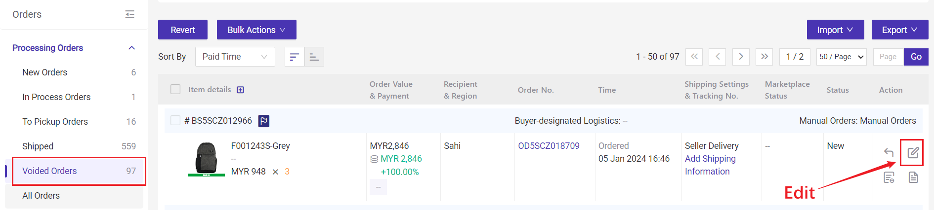 membuat pesanan manual Manual Order, daftar BigSeller secara percuma, erp percuma free, malaysia, kedai online, shopee, lazada, tiktokshop, sistem erp, erp, boost sales, ecommerce, bigseller, erp percuma senang mudah, easy free erp, shopee store, kedai shopee, online business