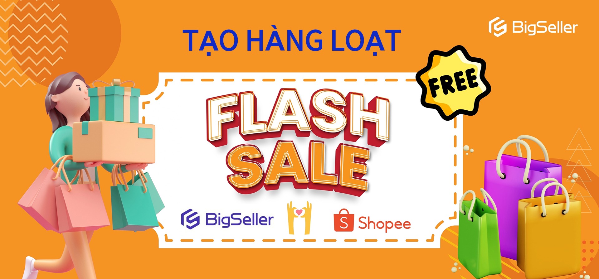 Tạo Flash Sale hàng loạt trên Shopee