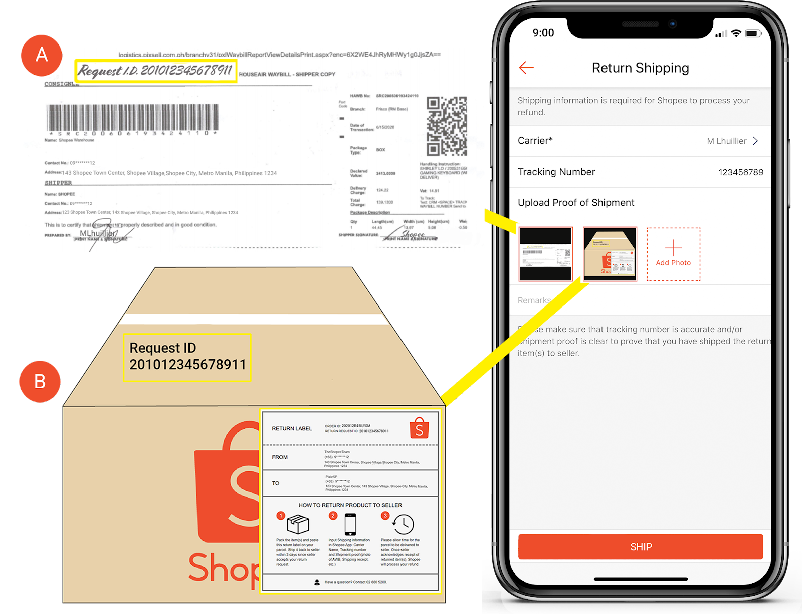 Shopee Malaysia Office Address for Returns and Exchanges