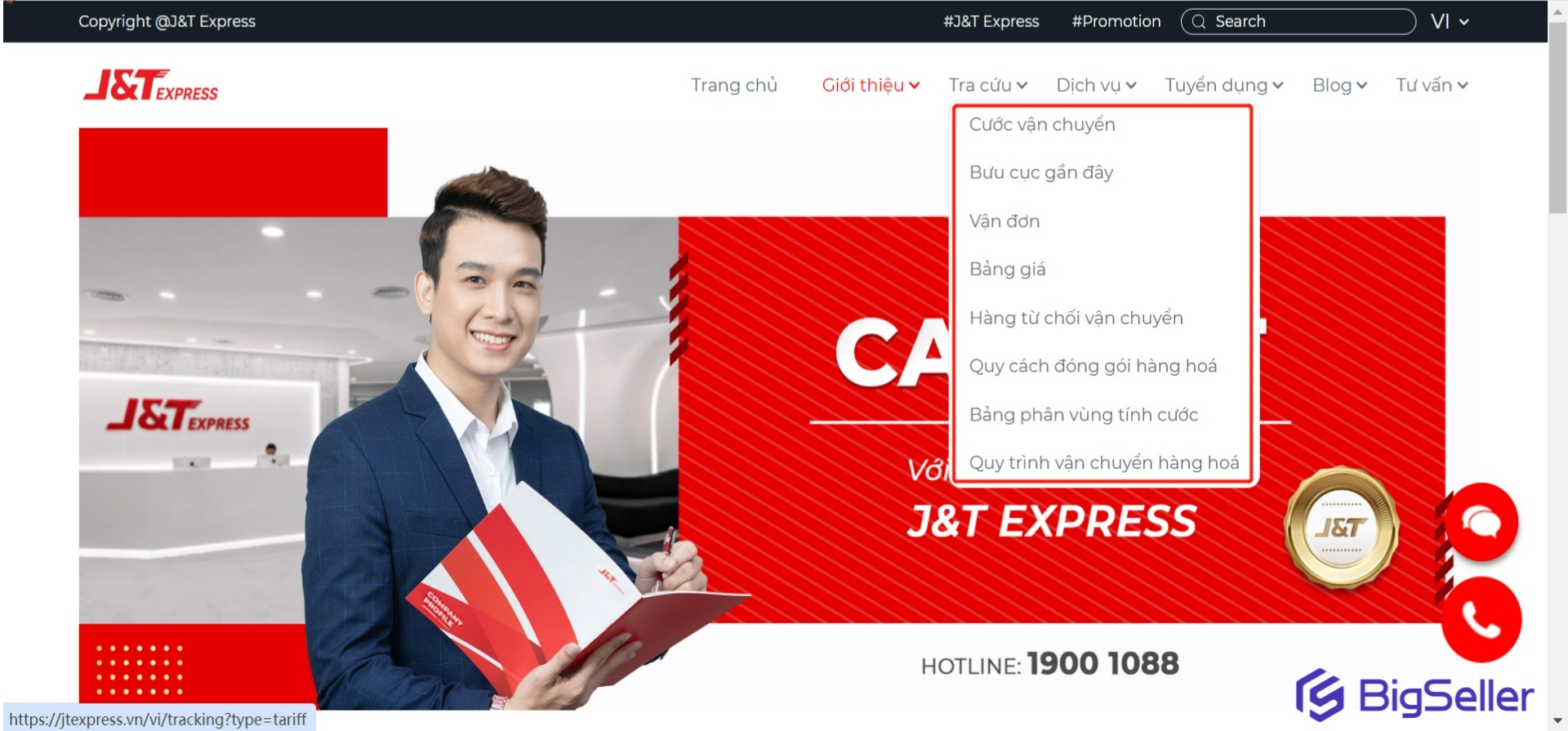 Tổng đài J&T Express