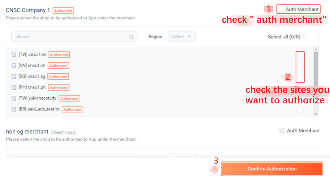 authorise connect kedai global shopee dalam erp percuma senang mudah, easy free erp, shopee store, kedai shopee, lazada, tiktokshop, ecommerce, online business, bisnes online