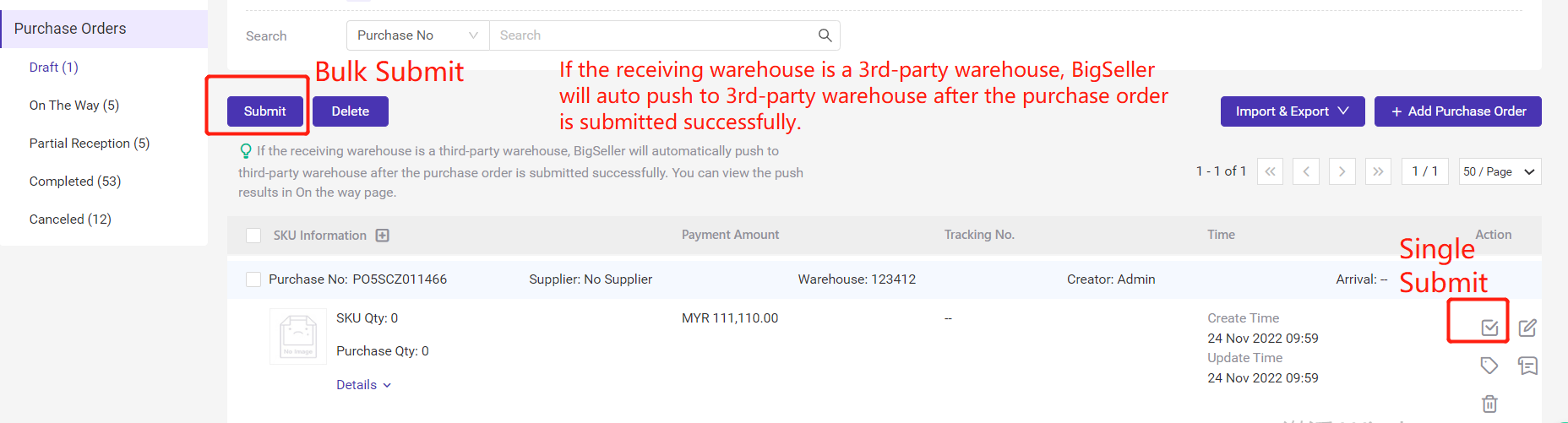 proses pesanan pembelian dari penyedia perkhidmatan gudang pihak ketiga bigseller, daftar BigSeller secara percuma, erp percuma free, malaysia, kedai online, shopee, lazada, tiktokshop, sistem erp, erp, boost sales, ecommerce, bigseller, erp percuma senang mudah, easy free erp, shopee store, kedai shopee, online business