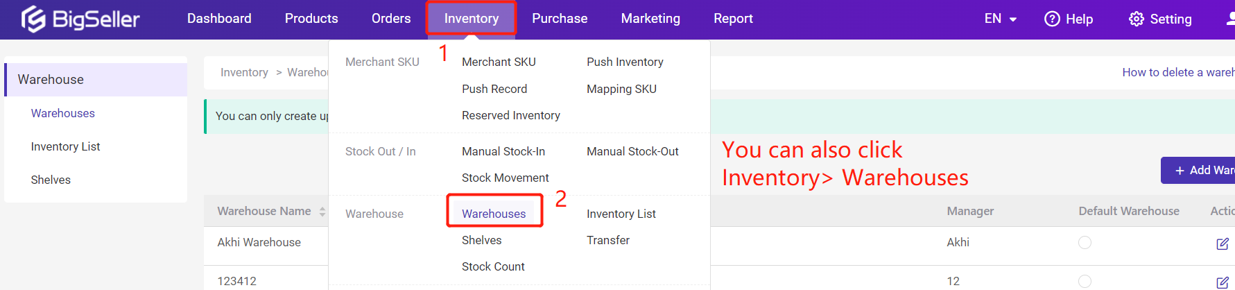 menambah gudang pihak ketiga, third party warehouse bigseller, daftar BigSeller secara percuma, erp percuma free, malaysia, kedai online, shopee, lazada, tiktokshop, sistem erp, erp, boost sales, ecommerce, bigseller, erp percuma senang mudah, easy free erp, shopee store, kedai shopee, online business