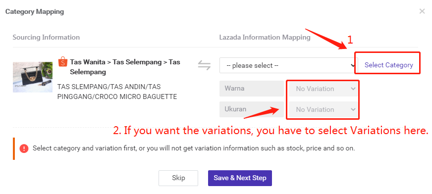 produk tidak mempunyai maklumat variasi selepas diimport atau disalin ke Lazada, product not have the variation info after being imported or copied to Lazada, daftar BigSeller secara percuma, erp percuma free, malaysia, kedai online, shopee, lazada, tiktokshop, sistem erp, erp, boost sales, ecommerce, bigseller, erp percuma senang mudah, easy free erp, shopee store, kedai shopee, online business