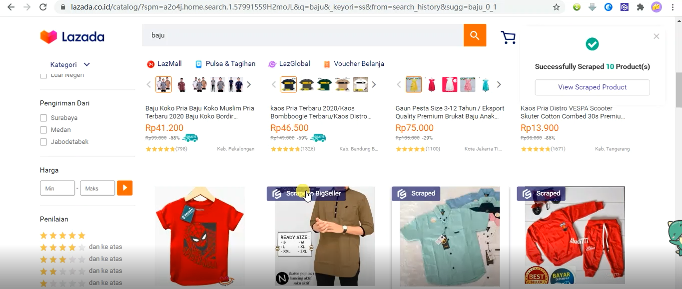 System Error when scraping Lazada products, Ralat Sistem (System Error) semasa menskrap produk Lazada, daftar BigSeller secara percuma, erp percuma free, malaysia, kedai online, shopee, lazada, tiktokshop, sistem erp, erp, boost sales, ecommerce, bigseller, erp percuma senang mudah, easy free erp, shopee store, kedai shopee, online business