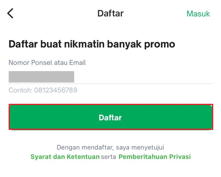 cara buat akun tokopedia