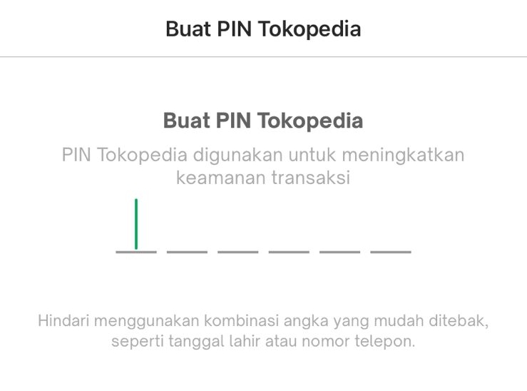 cara buat akun tokopedia