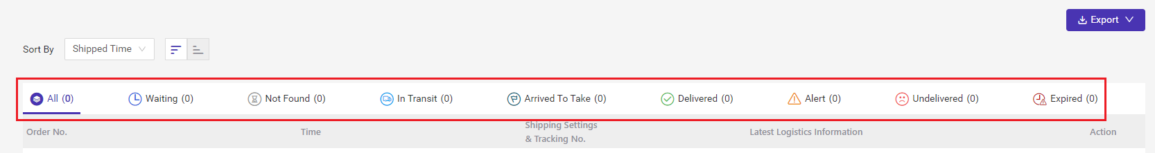 BigSeller Logistics Tracking 