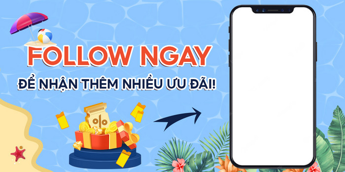 Banner follow gian hàng Shopee nhận ưu đãi lớn