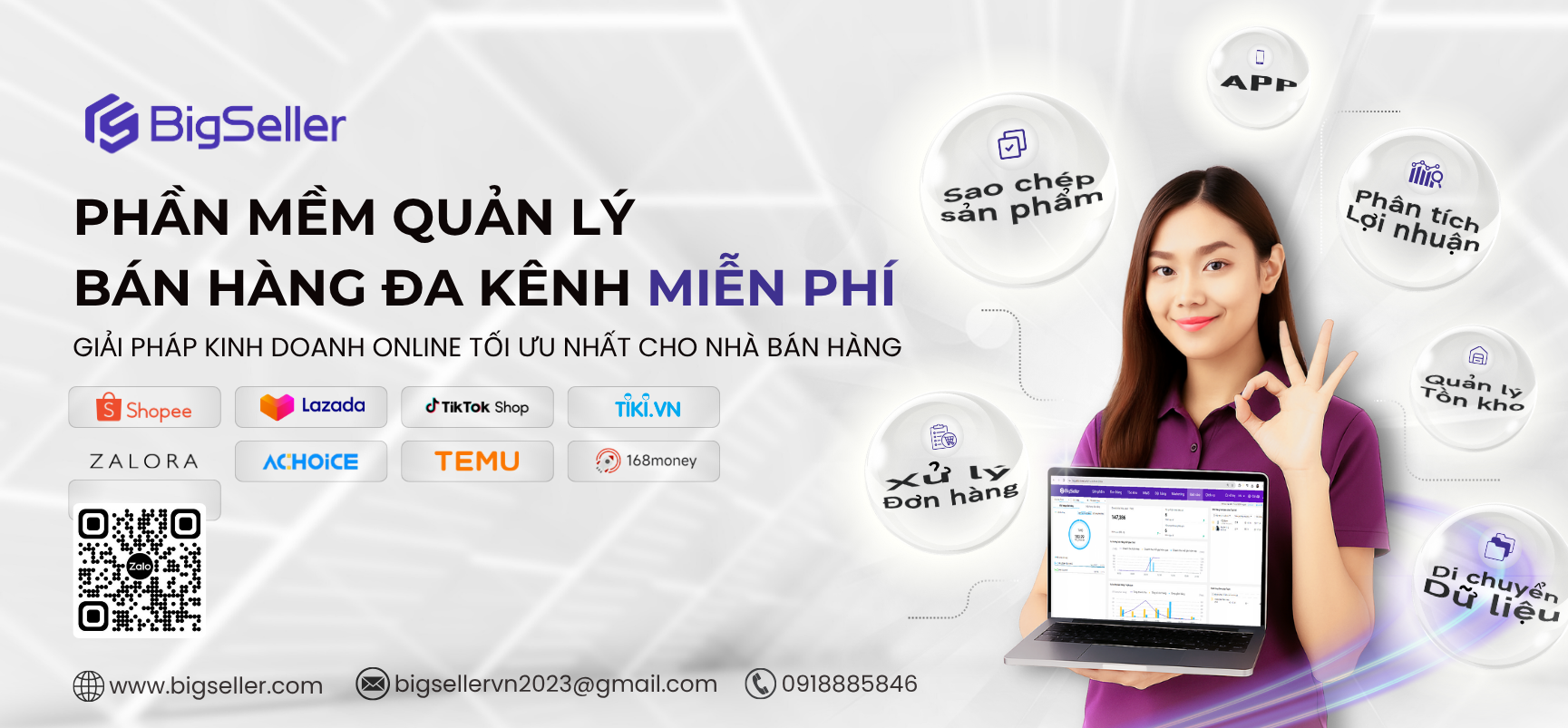 Các mặt hàng bán chạy và lợi nhuận cao 