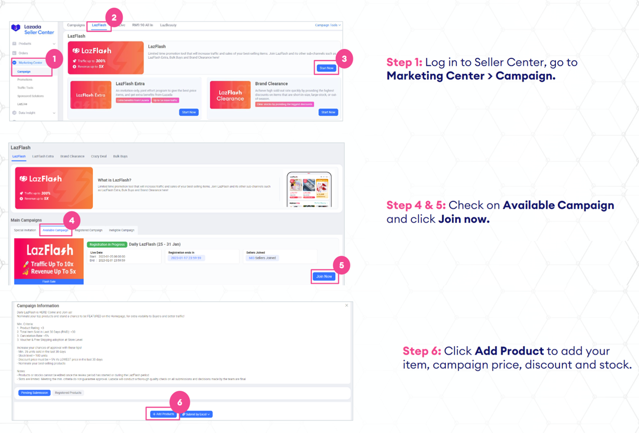 seller lazada malaysia lazflash3