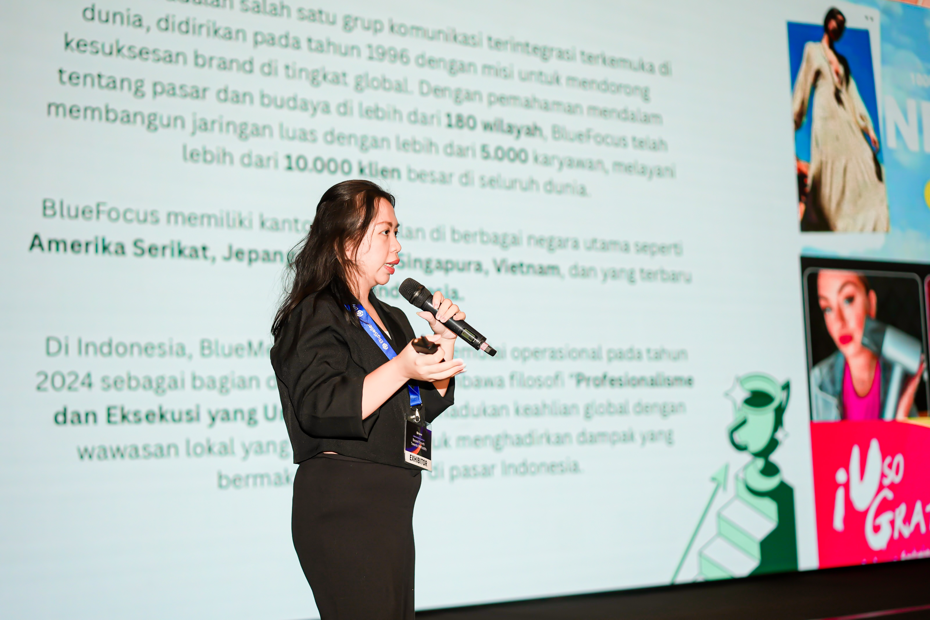 Mepha Adellia Olivia selaku Head of Business Development dari BlueFocus Indonesia | BigSeller E-Commerce Summit 2025
